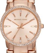 Michael Kors Women's Lady Nini Chain Watch, 3 Hand Quartz Movement with Crystal Bezel - Image 4